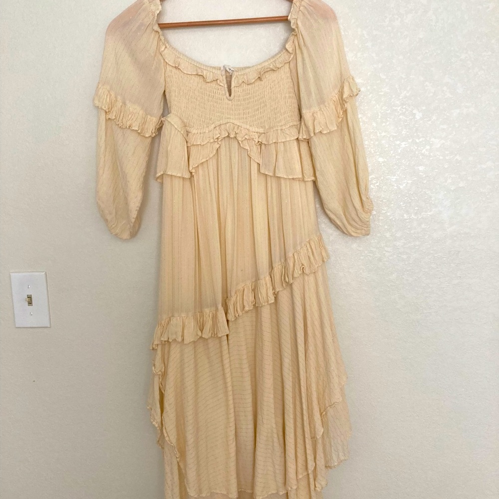 Spell Cream Midi Dress